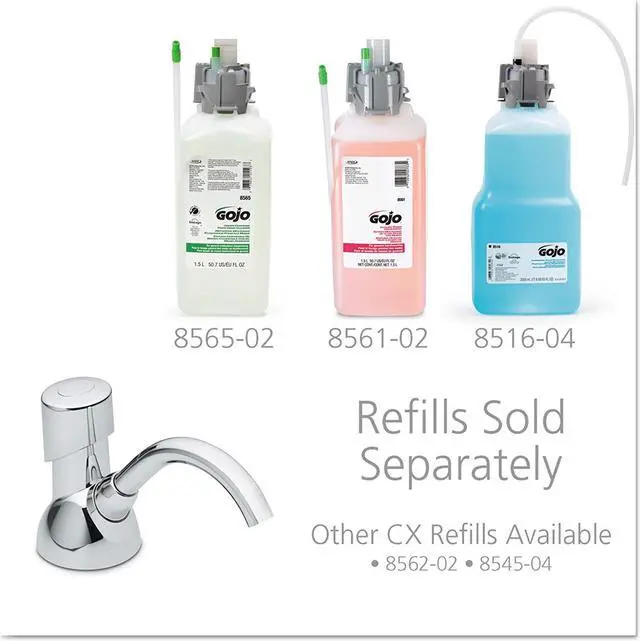 Alt view image 16 of 20 - CX Counter Mount Foam Soap Dispenser, 1500mL, 4-1/2w x 11-7/8d x 4-1/2