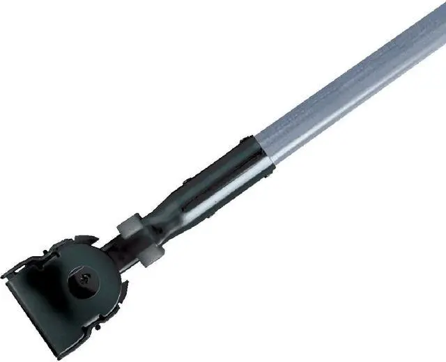 Alt view image 4 of 11 - Rubbermaid Commercial Snap-On Fiberglass Dust Mop Handle 60" Gray/Black M146