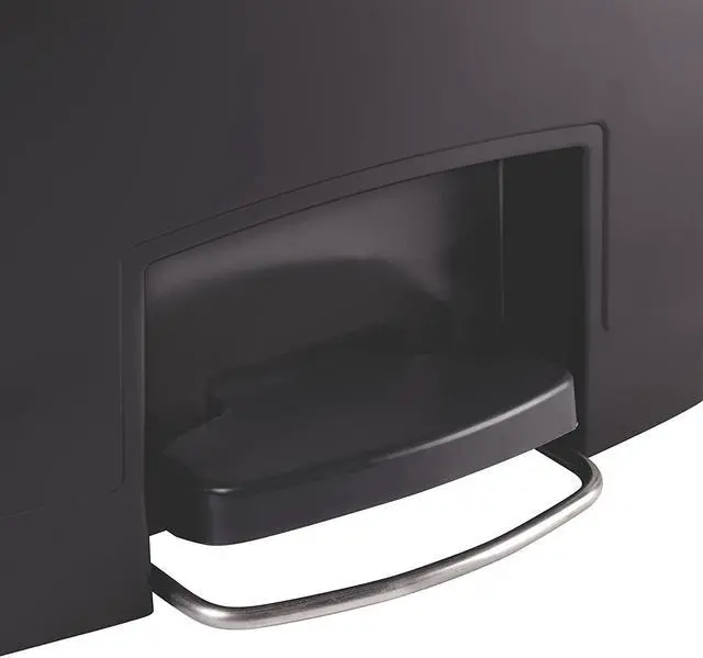 Alt view image 13 of 17 - Rubbermaid Commercial Slim Jim Resin Step-On Container Front Step Style 24 gal