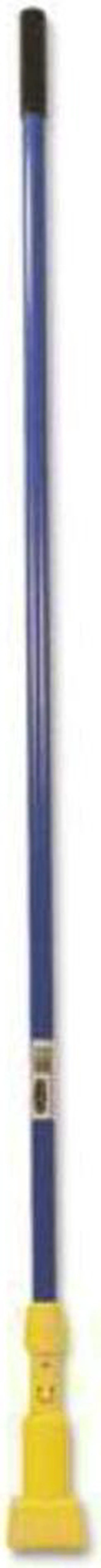 Alt view image 7 of 17 - Rubbermaid Commercial Gripper Fiberglass Mop Handle 60" Blue/Yellow H246BLU