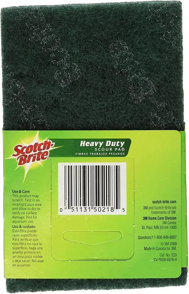 Alt view image 14 of 15 - 3M Scotch-Brite Heavy Duty Scouring Pad (3 Count) 223-10