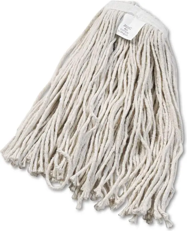 Alt view image 12 of 20 - Boardwalk Cut-End Wet Mop Head Cotton No. 20 White 2020CEA