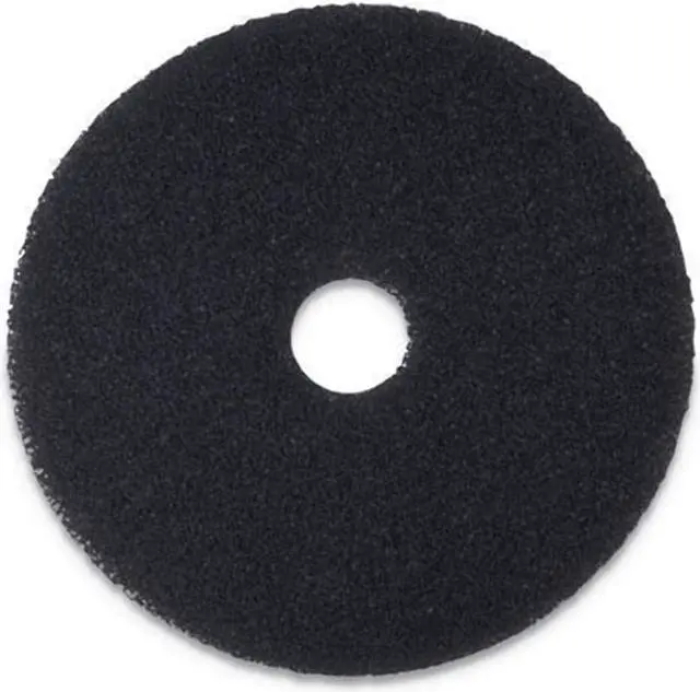 Alt view image 7 of 14 - Boardwalk Stripping Floor Pads 20" Diameter Black 5/Carton BWK4020BLA