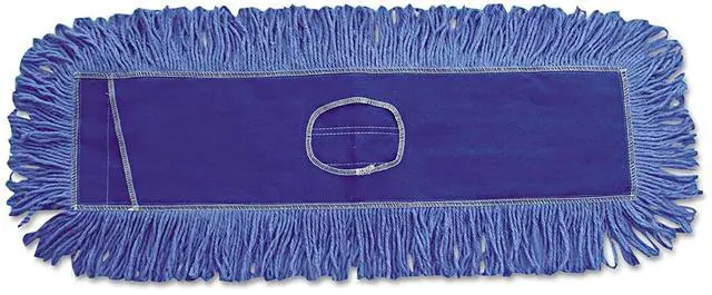 Alt view image 5 of 18 - Boardwalk Mop Head Dust Looped-End Cotton/Synthetic Fibers 18 x 5 Blue 1118