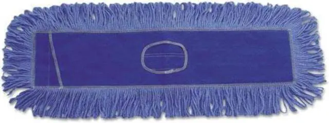 Alt view image 12 of 20 - Boardwalk Mop Head Dust Looped-End Cotton/Synthetic Fibers 24 x 5 Blue 1124