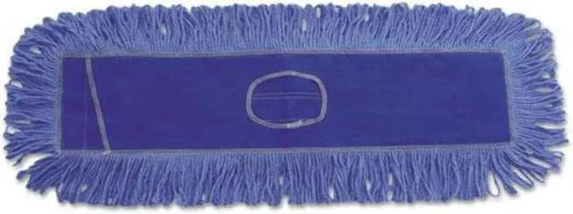 Alt view image 14 of 20 - Boardwalk Mop Head Dust Looped-End Cotton/Synthetic Fibers 24 x 5 Blue 1124