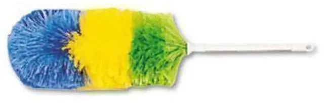 Alt view image 5 of 16 - Boardwalk Polywool Duster w/20" Plastic Handle Assorted Colors 9441