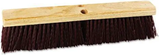 Alt view image 7 of 18 - Boardwalk Floor Brush Head 18" Wide Maroon Heavy Duty Polypropylene Bristles
