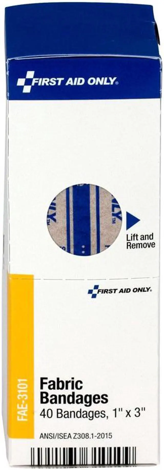 Alt view image 5 of 9 - First Aid Only Refill for SmartCompliance General Business Cabinet Fabric Bandages 1x3 40/Bx FAE3101