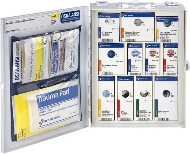 Alt view image 13 of 19 - Smartcompliance Food Service Cabinet W/O Medications For 25 People, 94 Pieces