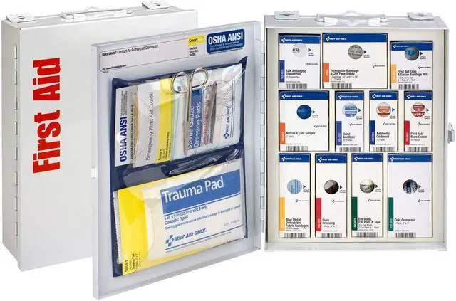 Alt view image 15 of 19 - Smartcompliance Food Service Cabinet W/O Medications For 25 People, 94 Pieces