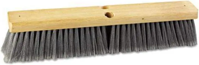 Alt view image 12 of 18 - Boardwalk Floor Brush Head 18" Wide Flagged Polypropylene Bristles 20418