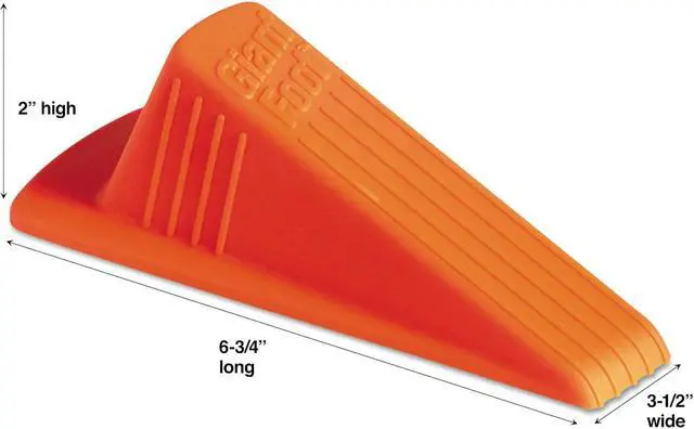 Alt view image 3 of 15 - Master Caster Doorstop,N-Slip,Giant,Oe 00965