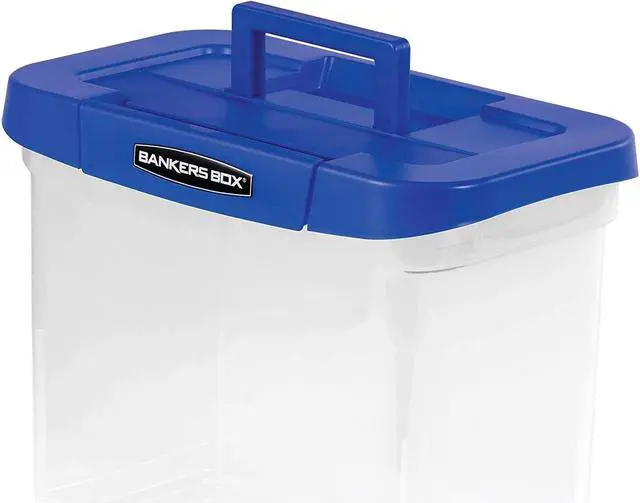 Alt view image 11 of 18 - Bankers Box Heavy Duty Plastic File Storage 14 1/4 x 8 3/5x 11 Clear 0086301