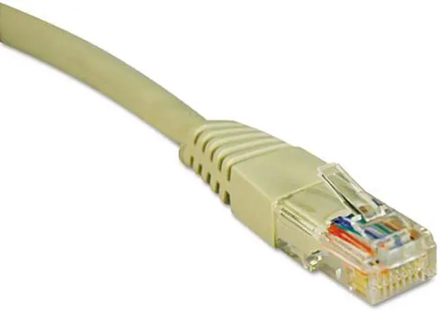 Alt view image 15 of 20 - TRIPP LITE N002-050-GY 50 ft. Cat 5E Gray 350MHz Molded Patch Cable