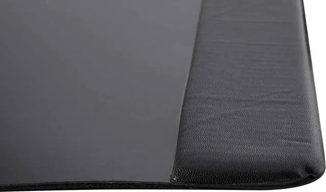 Alt view image 9 of 17 - Artistic Executive Desk Pad with Leather-Like Side Panels 24 x 19 Black 413841