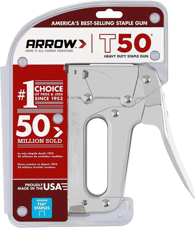 Alt view image 7 of 7 - Arrow T50 Heavy Duty Staple Gun