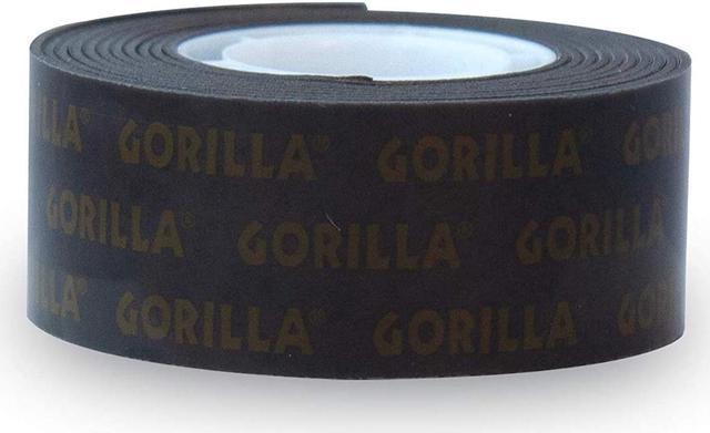 Gorilla Heavy Duty Double Sided Tape, 1 x 60, Black, (Pack of 1) 
