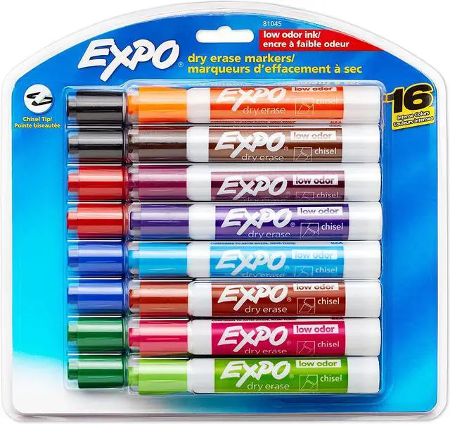 Main image of EXPO Low Odor Dry Erase Markers, 16 Count