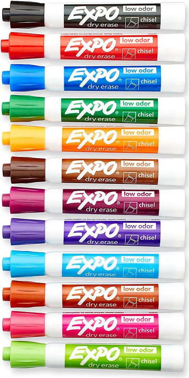 Alt view image 2 of 2 - EXPO Low Odor Dry Erase Markers, 16 Count