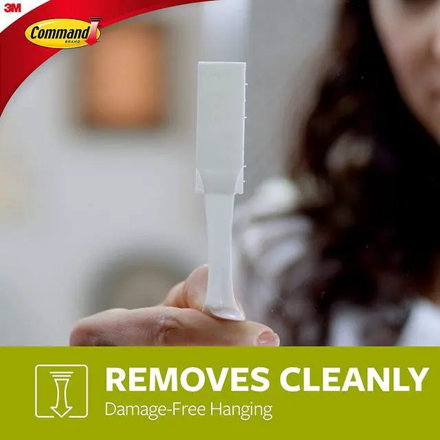 Alt view image 5 of 7 - Command Large Picture Hanging Strips Heavy Duty, White, Holds up to 16 lbs, 14-Pairs