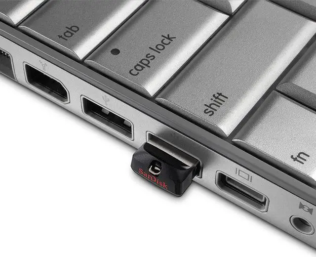 Alt view image 4 of 4 - SanDisk 64GB Cruzer Fit USB 2.0 Flash Drive