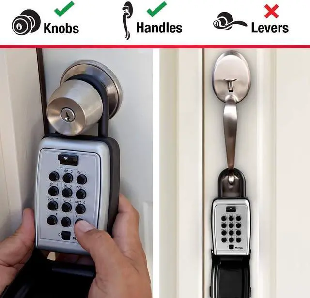 Alt view image 3 of 7 - Master Lock Portable Push Button Lock Box 5422D