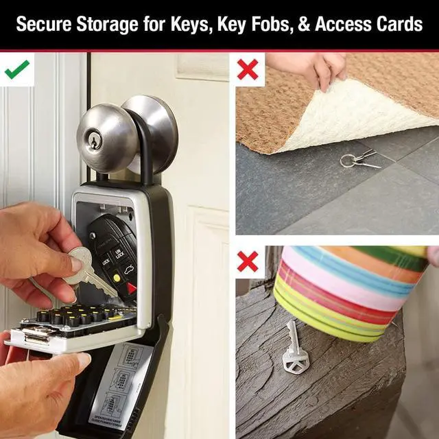 Alt view image 7 of 7 - Master Lock Portable Push Button Lock Box 5422D