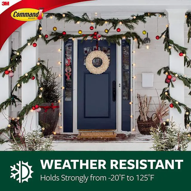 Alt view image 4 of 7 - Command Outdoor Rope Light Clips, Clear, Decorate Damage-Free