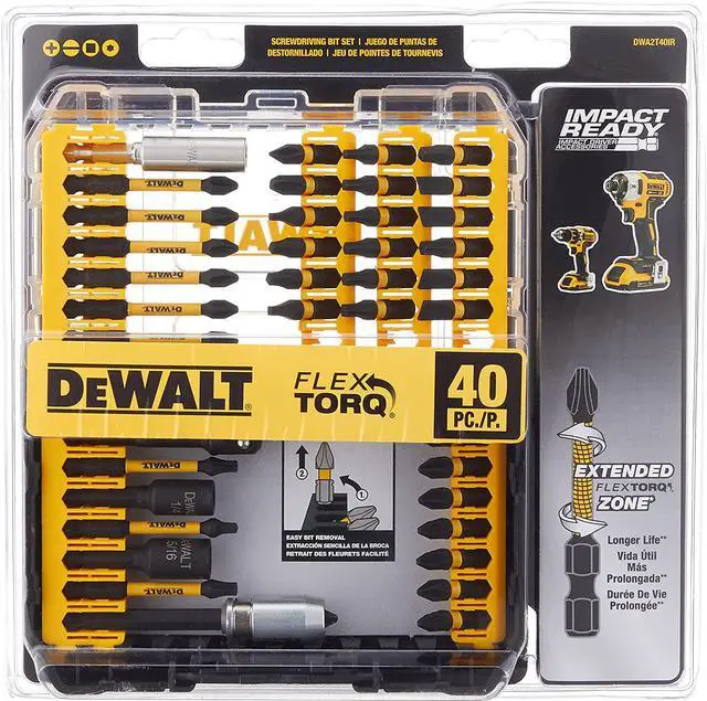 Main image of DEWALT Screwdriver Bit Set, Impact Ready, 40-Piece