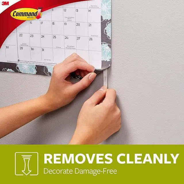 Alt view image 5 of 7 - Command Poster Hanging Strips Value Pack, Small, White, 60-Strips