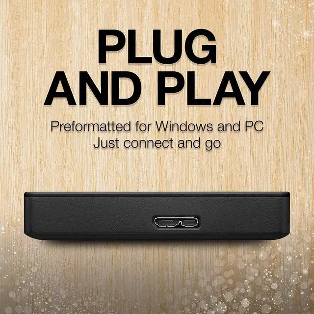 Alt view image 3 of 6 - Seagate Portable 2TB External Hard Drive Portable HDD – USB 3.0 for PC, Mac, PS4, & Xbox