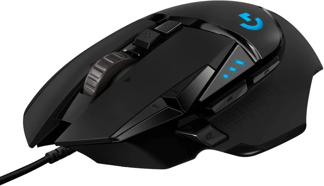 Main image of Logitech G502 HERO High Performance Wired Gaming Mouse - Adjustable Weights - 11 Programmable Buttons