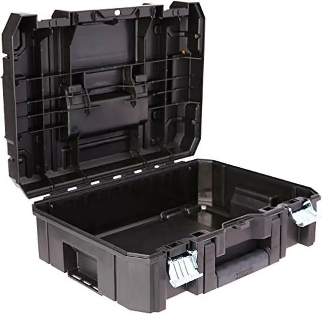 Alt view image 7 of 7 - DEWALT Tool Box, Flat Top, Black