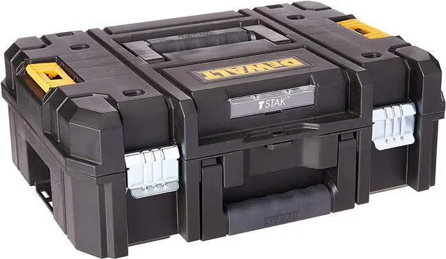 Alt view image 2 of 7 - DEWALT Tool Box, Flat Top, Black