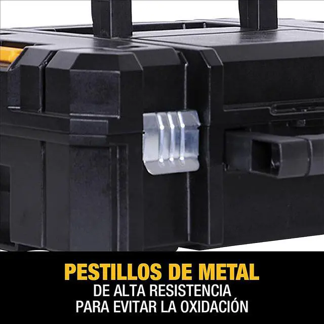Alt view image 5 of 7 - DEWALT Tool Box, Flat Top, Black