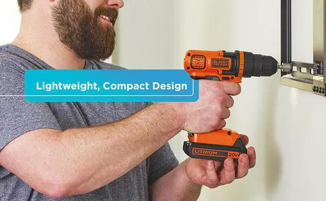 Alt view image 4 of 7 - BLACK+DECKER 20V Max Drill & Home Tool Kit, 68 Piece