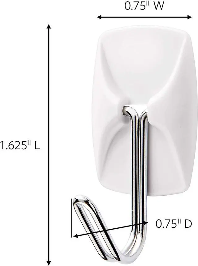 Alt view image 2 of 7 - Command Organize Damage-Free, Small Wire Hooks, White, 16-Hooks, 24-Strips