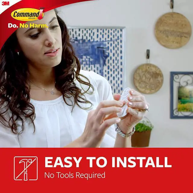 Alt view image 4 of 7 - Command Medium Utility Hooks Mega Pack, White, 20-Hooks, 24-Strips