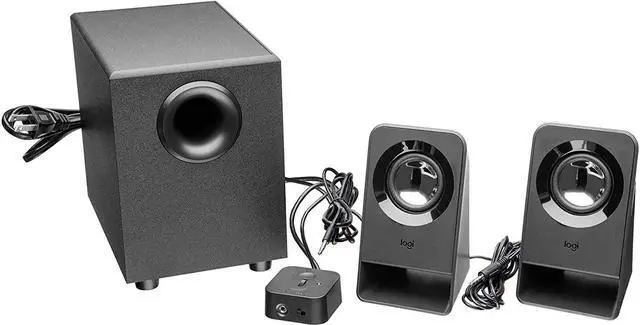 Alt view image 6 of 6 - Logitech Multimedia 2.1 Speakers for PC and Mobile Devices