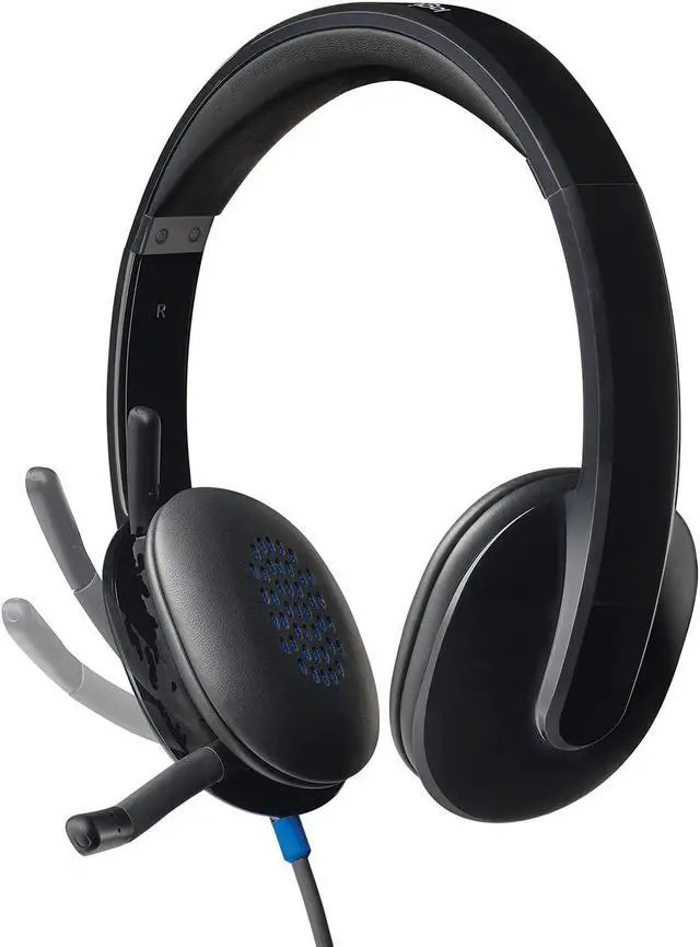 Alt view image 2 of 6 - Logitech High-performance Wired USB Headset for Windows and Mac, Skype Certified