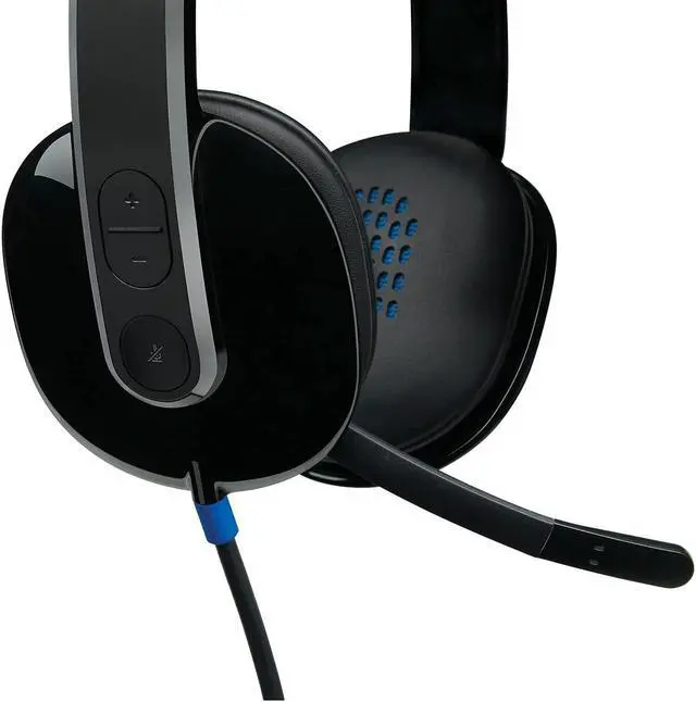 Alt view image 5 of 6 - Logitech High-performance Wired USB Headset for Windows and Mac, Skype Certified
