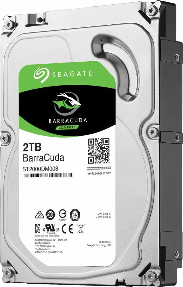 Alt view image 2 of 7 - Seagate BarraCuda 2TB Internal Hard Drive HDD