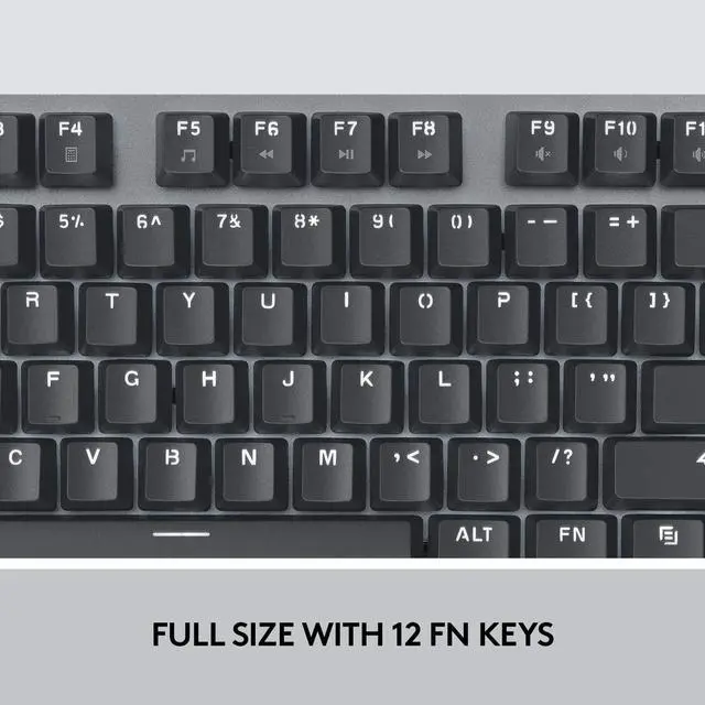 Alt view image 5 of 6 - Logitech K845 Mechanical Illuminated Keyboard Mechanical Switches (TTC Red Switches)