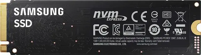 Alt view image 2 of 5 - SAMSUNG 980 SSD 1TB PCle 3.0x4, NVMe M.2 2280, Internal Solid State Drive