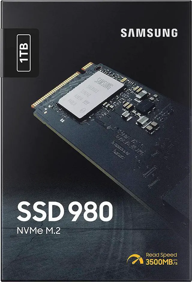 Alt view image 5 of 5 - SAMSUNG 980 SSD 1TB PCle 3.0x4, NVMe M.2 2280, Internal Solid State Drive