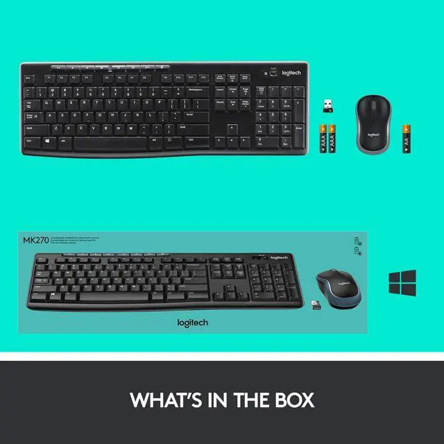 Alt view image 7 of 7 - Logitech Wireless Keyboard and Mouse Combo