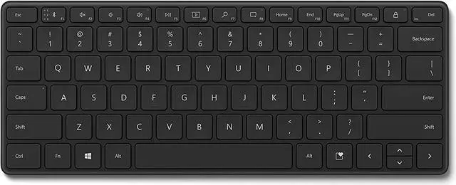 Alt view image 2 of 6 - Microsoft Designer Compact Keyboard - Compatible with Bluetooth Enabled PCs
