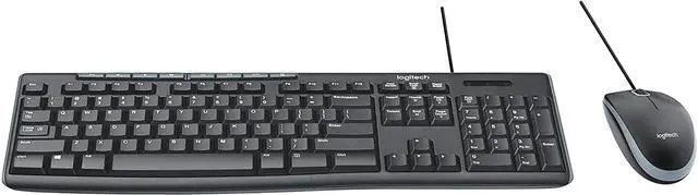Alt view image 4 of 6 - Logitech Keyboard and High Definition Optical Mouse
