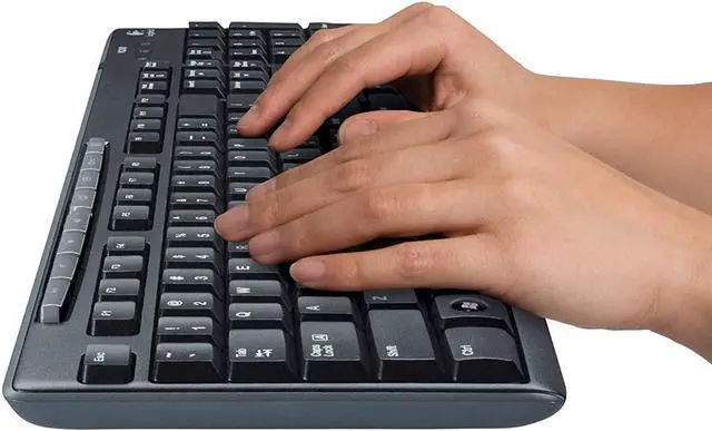 Alt view image 6 of 6 - Logitech Keyboard and High Definition Optical Mouse